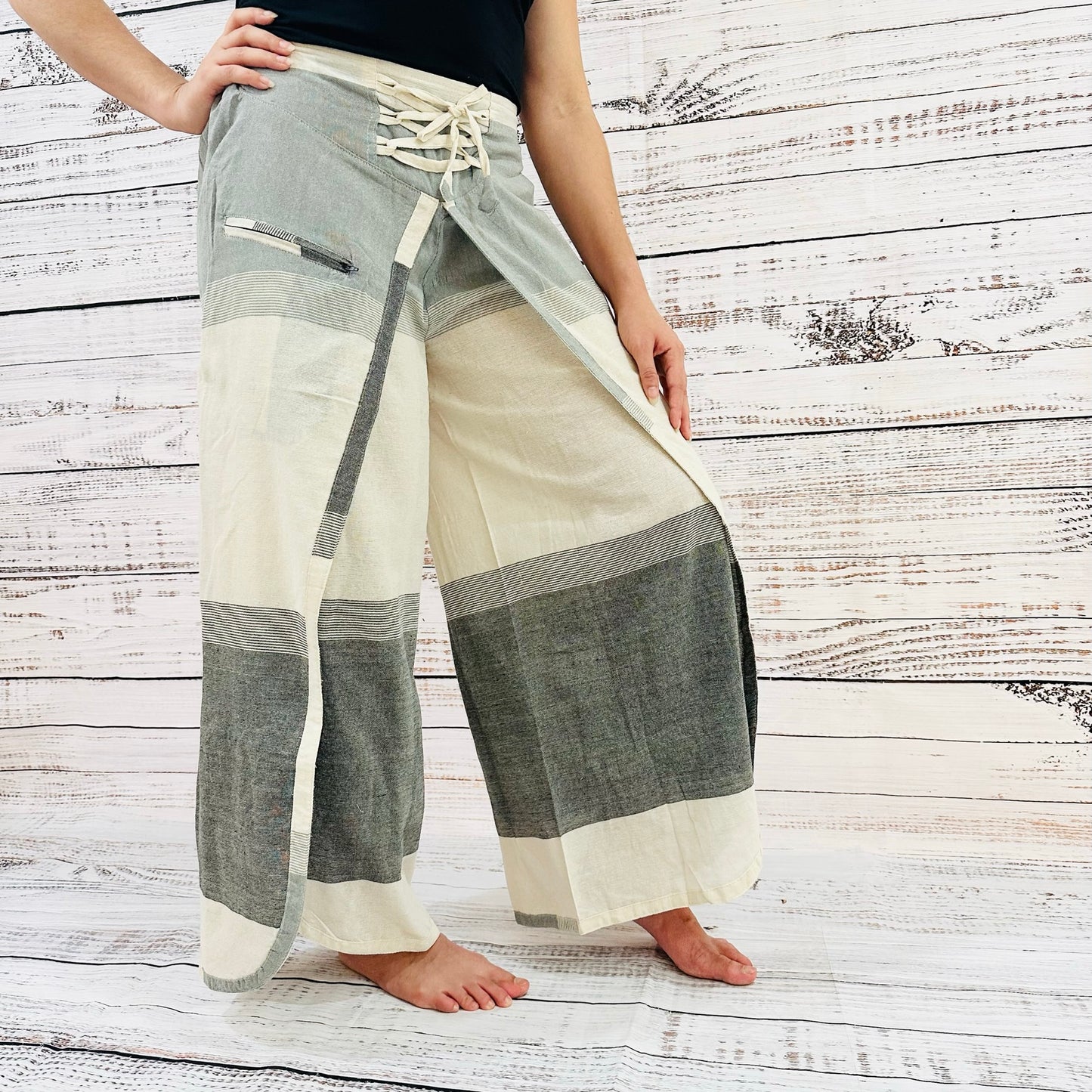 Cotton Printed Double Layer Palazzo Pant