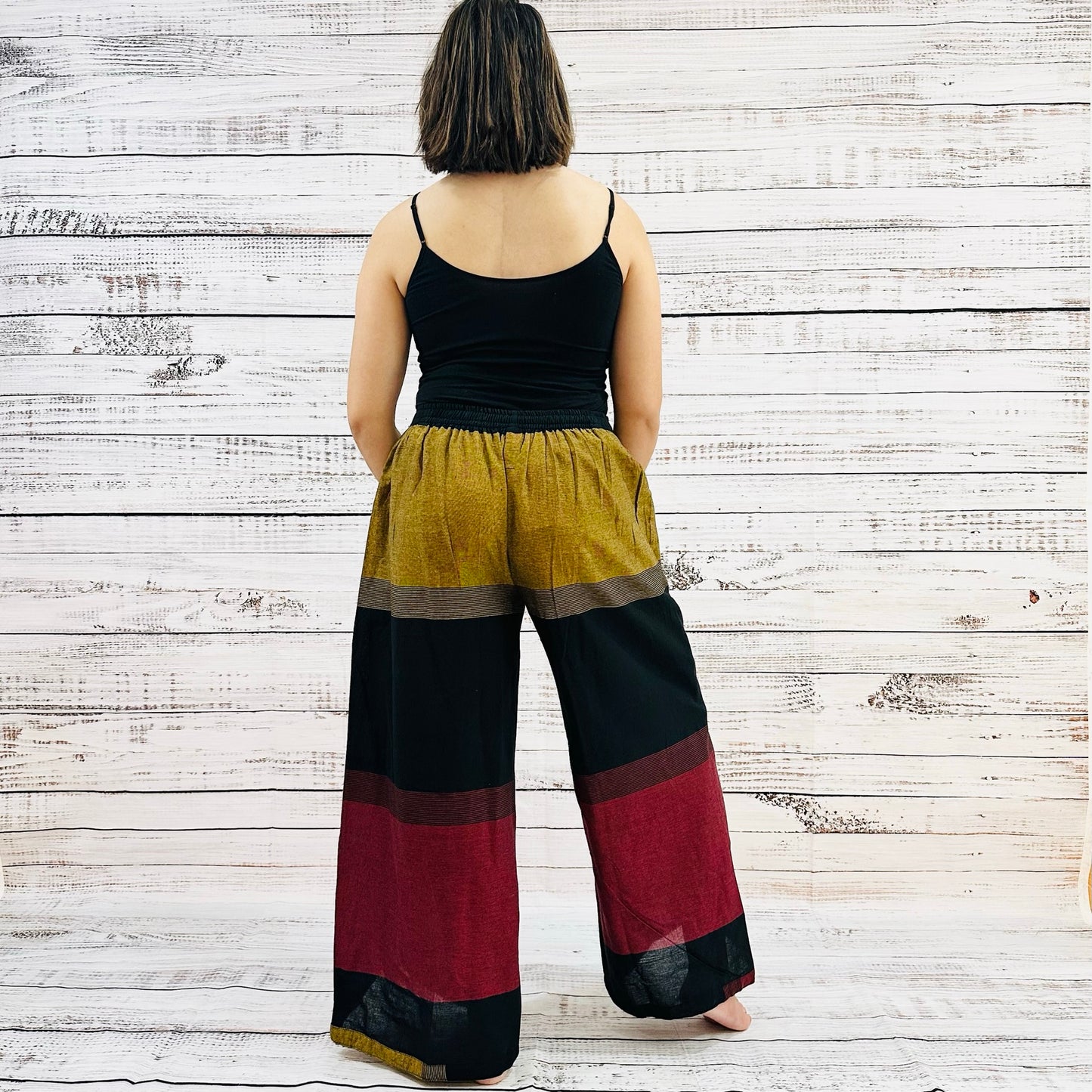 Cotton Printed Double Layer Palazzo Pant