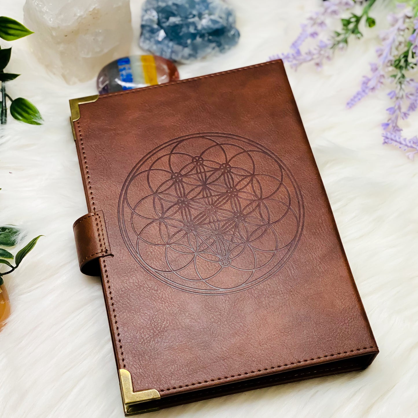 Sacred Geometry Embossed Journal