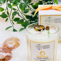 Aromatic Candle with Tiger Eye