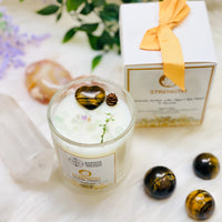 Aromatic Candle with Tiger Eye