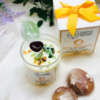 Carnelian Heart Soy Wax Candle