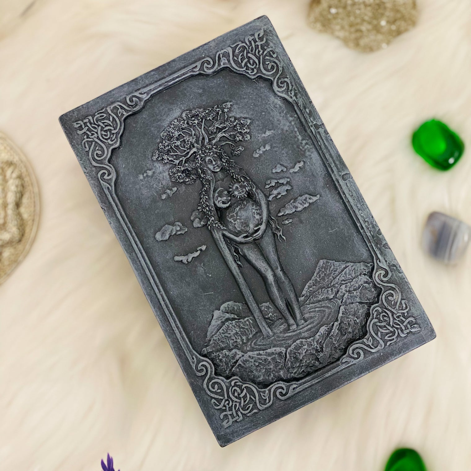 Mother Earth Gaia Metal Box