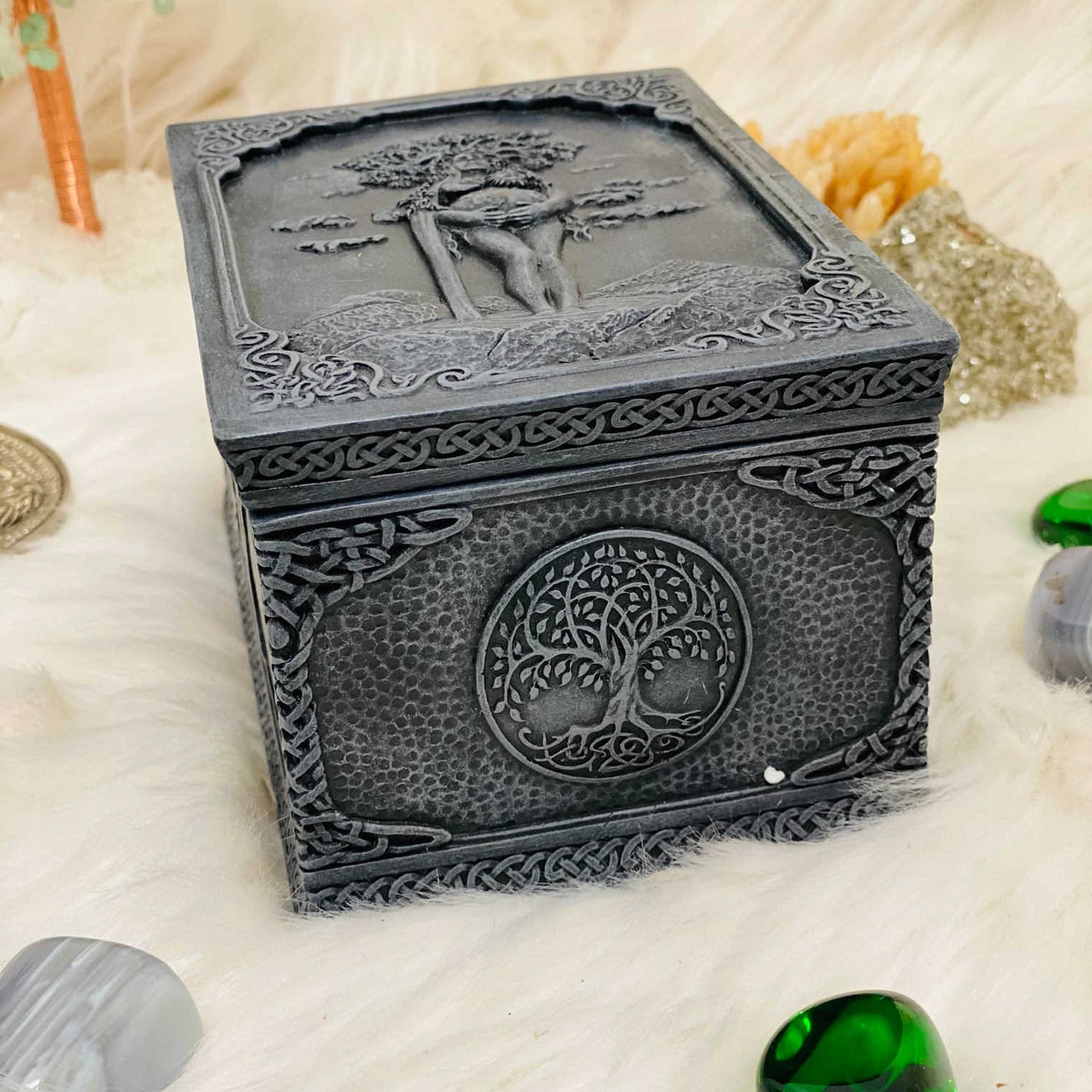 Mother Earth Gaia Metal Box