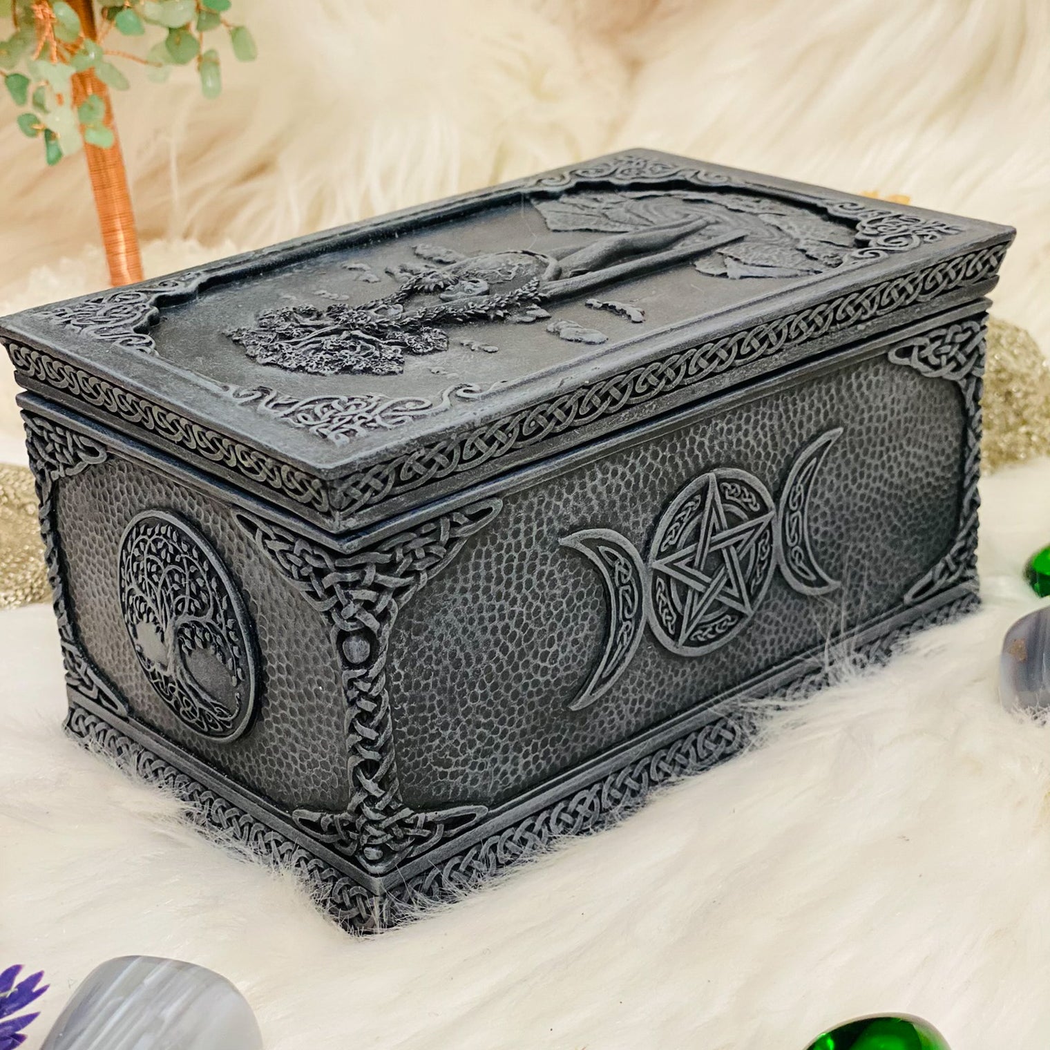 Mother Earth Gaia Metal Box