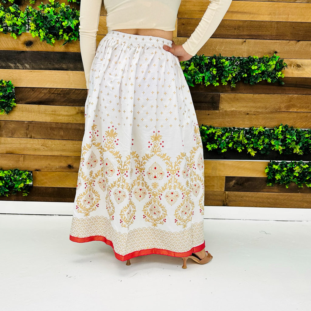 Bohemian Style Vintage Festival Skirt