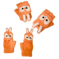 Kids Winter Half Fingerless Gloves/Mittens