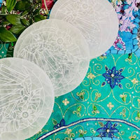 Selenite Crystal Charging Station