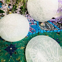 Selenite Crystal Charging Station