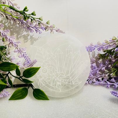 Selenite Crystal Charging Station