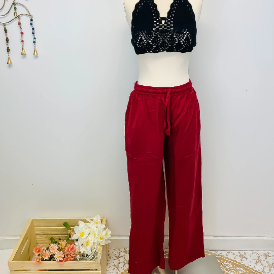 Unisex Organic Cotton Palazzo Pants