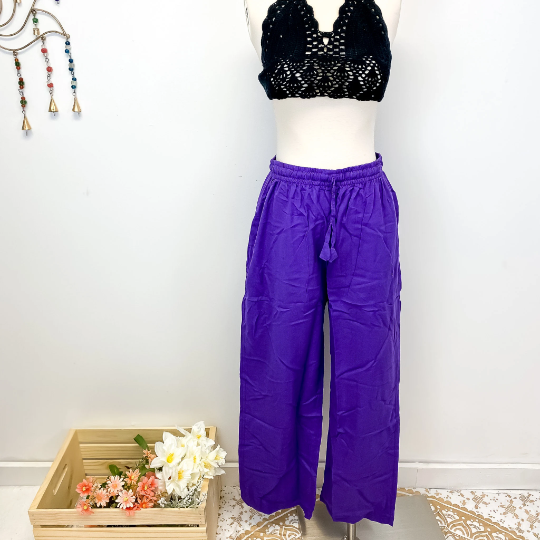 Unisex Organic Cotton Palazzo Pants