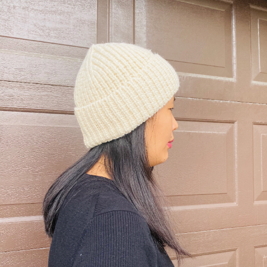 Knitted Unisex Double Lined Hat/Beanie