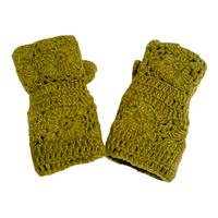 Hand Knitted Wool Fingerless Handwarmer