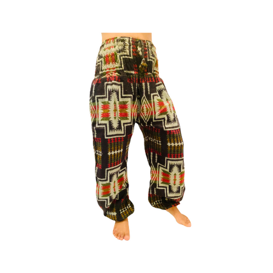 Handmade Wool Pant, Unisex Winter Trousers, Warm Winter Pant, Plaid Pants, Yoga Pant, Harem Pant, Lounge Wear, Merino Wool, Non Itchy Pants