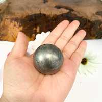 Polished Pyrite Sphere, 39mm Pyrite Crystal Ball, Crystal For Abundance, Good luck, Natural Pyrite Sphere, Stone  for Memory, Reiki Healing
