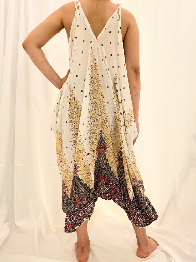 Geometric  Bohemian Summer Jumpsuit