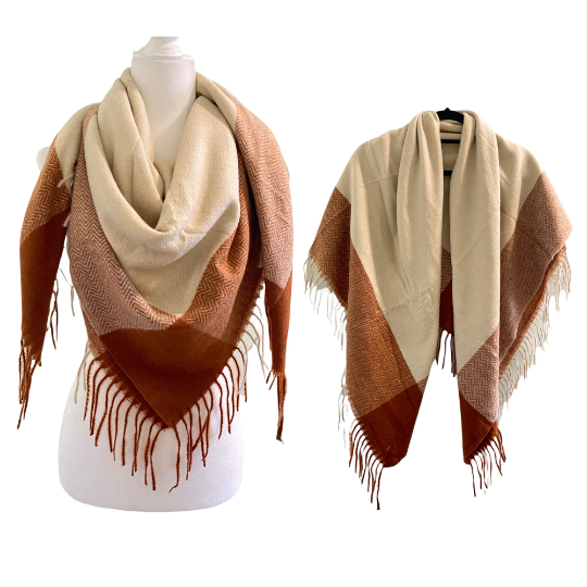 Winter Plaid Blanket Warm Wraps/Scarves