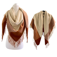 Winter Plaid Blanket Warm Wraps/Scarves
