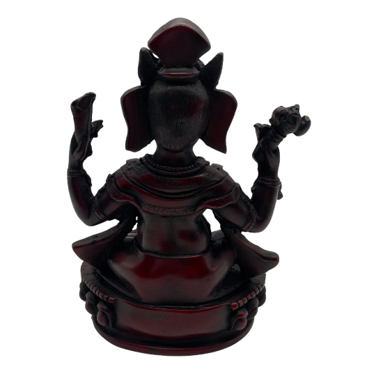 Handmade Ganesh Statue/ Lord Ganesha Statue/ Colorful Ganesh/ Ganesh For Altar/ Good Luck/ Success/ Small Vinayak Statue/ 5" Ganpati