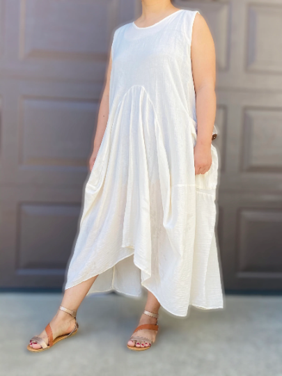 Oversized Cotton Long Maxi Dress