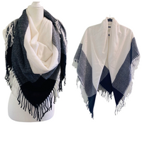 Winter Plaid Blanket Warm Wraps/Scarves
