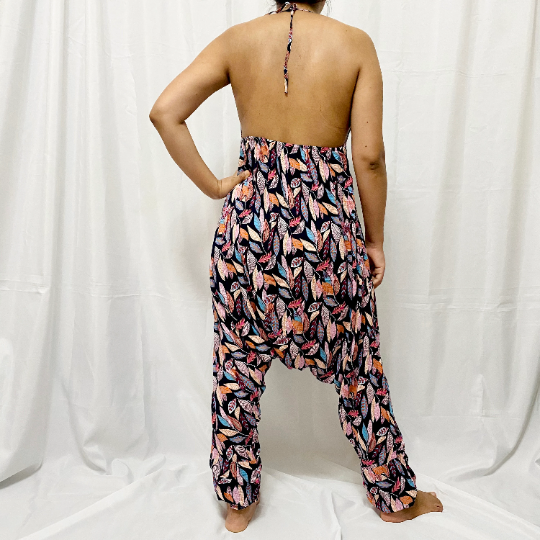 Backless Jumpsuit, Summer Romper/Jumpsuit, Backless Bodysuit, Yoga Pan –  karmanepalcrafts