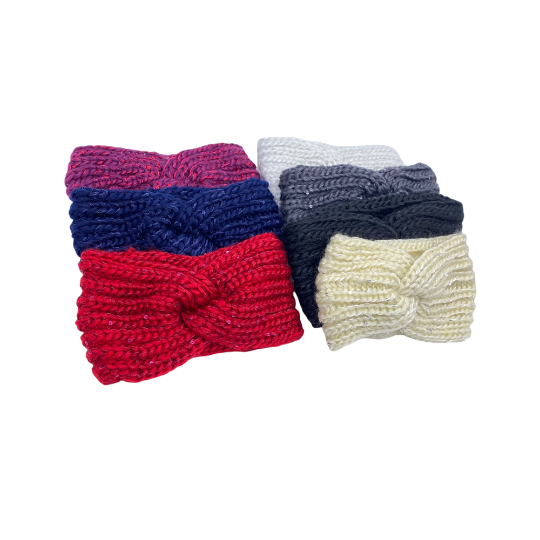 Winter Knitted Twist Headband