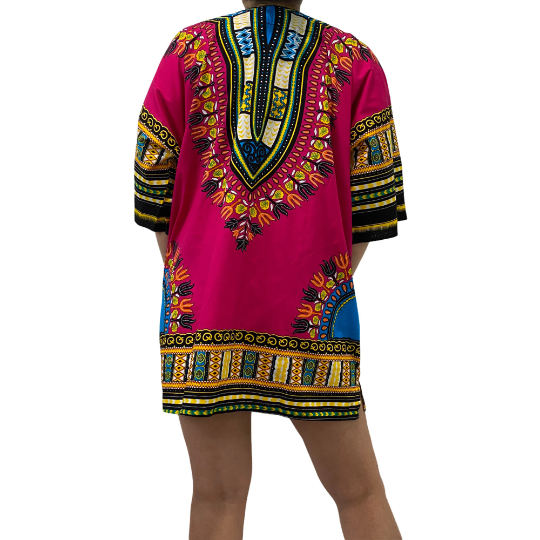 Unisex Dashikis,African Style Tops,Cotton Dashiki,Handmade Loose Tshirts,Colorful Shirts,White,Green,Red Dashiki,Colorful Summer Shirts