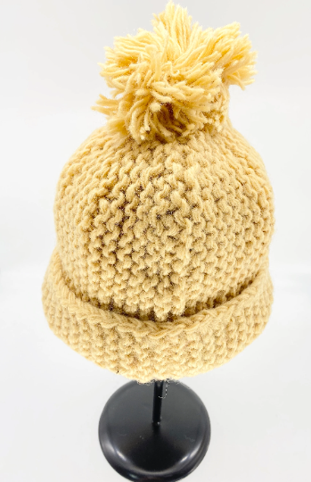 Crocheted Winter Beanie Hat from Nepal