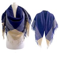 Winter Plaid Blanket Warm Wraps/Scarves