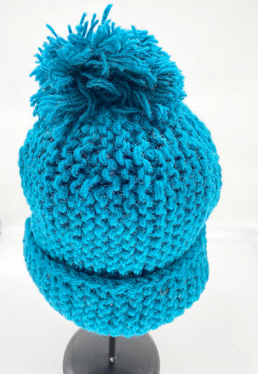 Crocheted Winter Beanie Hat from Nepal