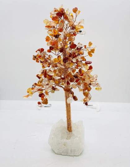 Crystal Prosperity Tree, 13 inches Bonsai Tree, Feng Shui Tree, Crystal Lovers Gift, Copper Wired Trees, Good Luck Trees, Money Tree