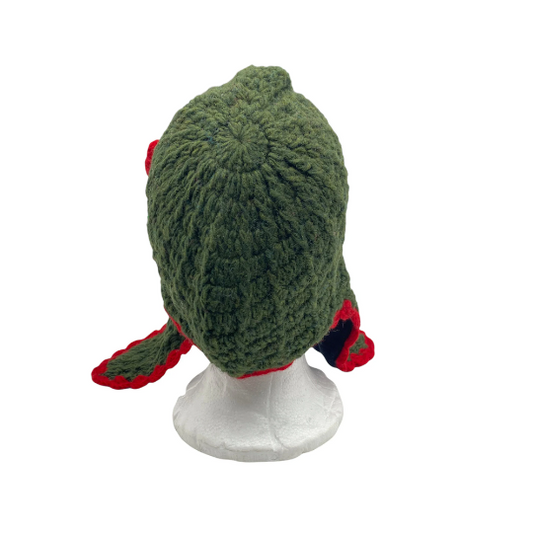Crocheted Wool Ear flap Winter Beanie