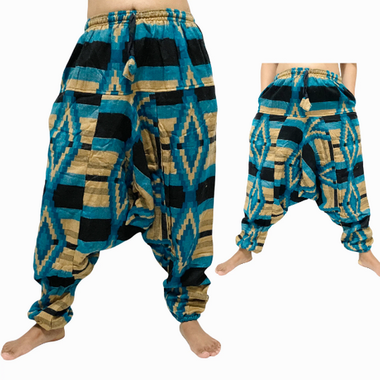 Wool Winter Unisex Pants, Plaid Print Wool Trousers, Unisex Pants, Handmade Yoga Pants, Men/Women Loungewear , Warm Pant, Non Itchy Bohemian