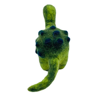 Felted Mini Dinosaur, Felted Animal, Needle Felting, Stuffed Animal Toys, Plush Felt Dinosaurs, Animal Lovers Gifts, Non Itchy Felt Toys