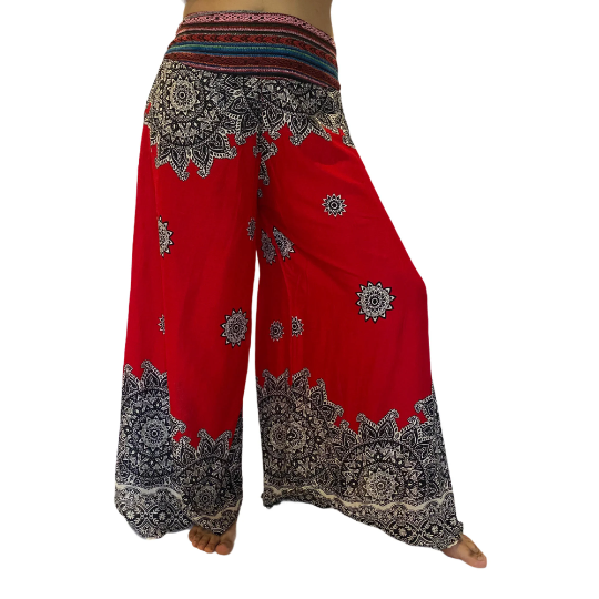 Cotton Harem Pants, Wide Open Leg Pants, Yoga Pants, Boho Pants, Festi –  karmanepalcrafts