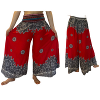 Rayon Palazzo Pant with Hand Embroidery, Bohemian Pants, Wide Leg Pants, Comfortable Harem Pants, Hippie Pants, Yoga Pants, Summer Pants