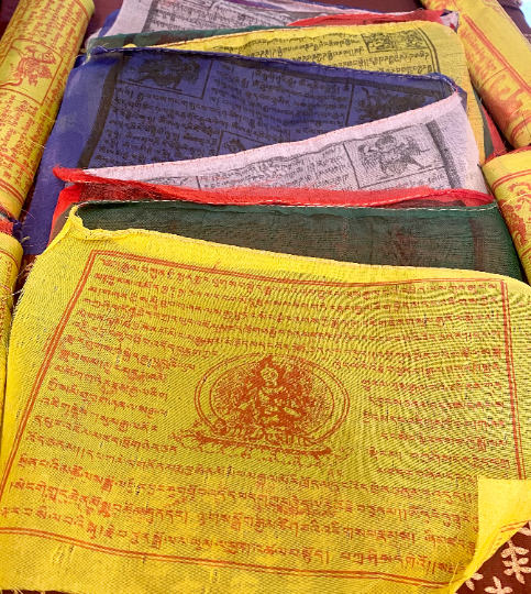 Large Cotton Prayer Flags, Handmade in Nepal, Lungta Prayer Flags, Extra Large , Positivity Flag, Spiritual Decor, Buddhist Prayer Flag