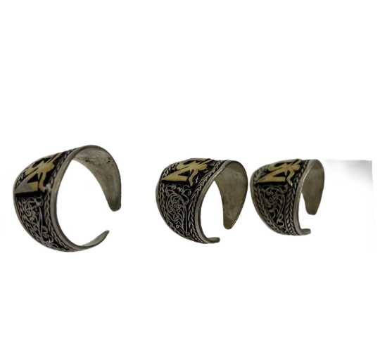 Vintage Filigree Design Om Ring,Handmade Zen Yoga Unisexual RIng,Om Tibetan Silver Ring Adjustable,Buddhism Symbols