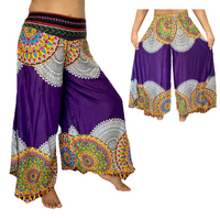 Rayon Palazzo Pant with Hand Embroidery, Bohemian Pants, Wide Leg Pants, Comfortable Harem Pants, Hippie Pants, Yoga Pants, Summer Pants