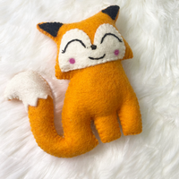 Felt Plush Doll, Handmade Squirrel Dolls,  Stuffed Animal Toy, Gift for Kids, Felt Animal Toys, Animal Art Doll, Baby Toys, Non Itchy Toys