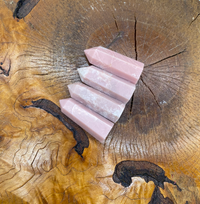 Pink Opal Point, Opal Wand, Pink Opal Mini  Tower, Crystal Point, Milky Pink Opal Wand, Polished Opal, Heart Chakra Stones, Stress Reliever