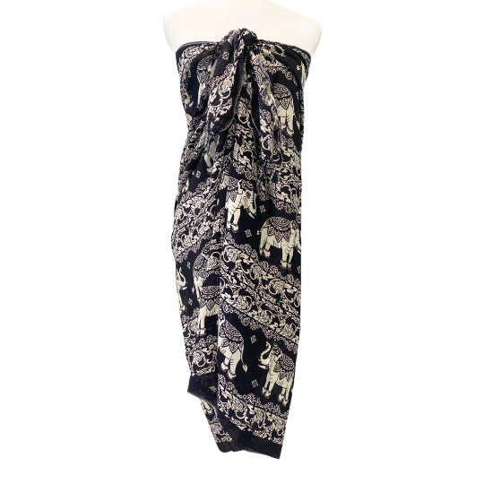 Sarongs/Beach Pareos/Beach Sarongs/Elephant Bikini Coverups/Beach Wear/Bohemian Coverups/Summer Beach Wear