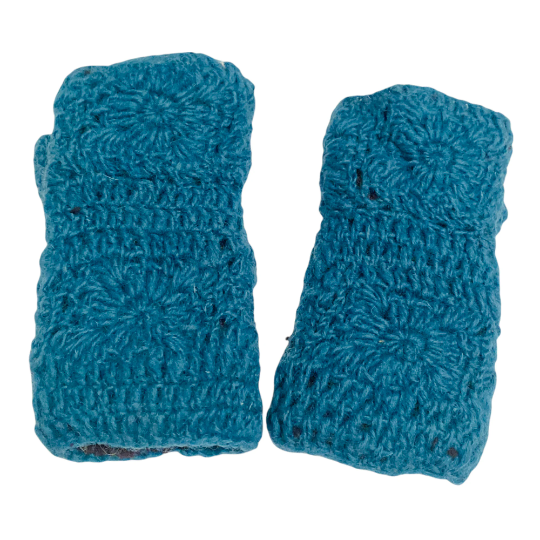 Hand Knitted Wool Fingerless Handwarmer