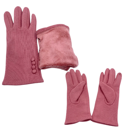 Women Touch Screen Gloves with Fleece Lining