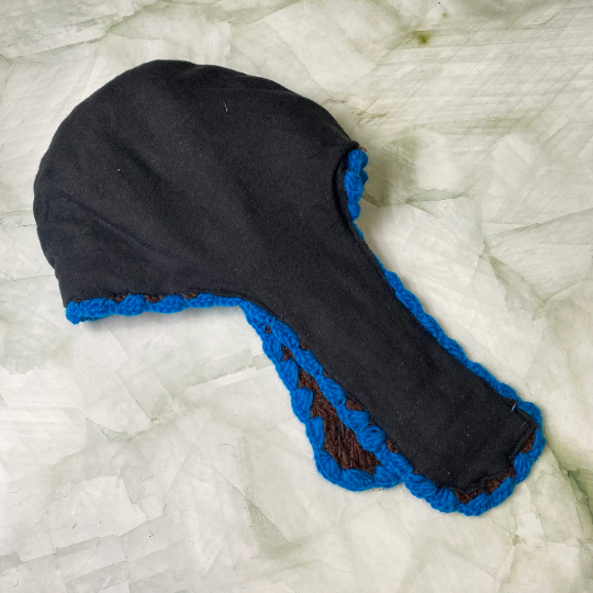 Crocheted Wool Ear flap Winter Beanie