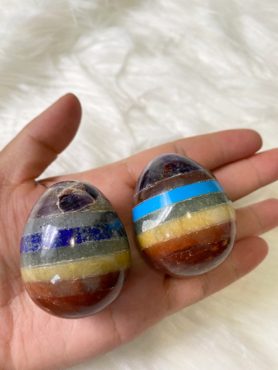 Chakra Stones Eggs,OvalGemstone Eggs,Reiki Crystals,YoniGemstone Egg,Crystal Eggs,Meditation Stone,Chakra Healing Stones,Crystals Home Decor