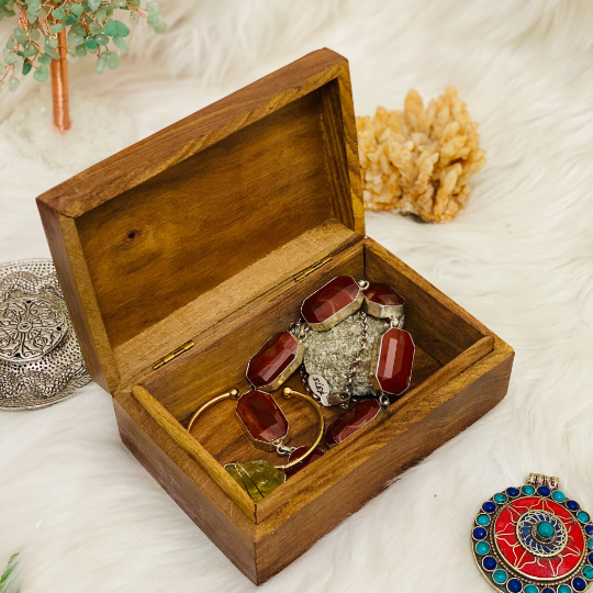 Mystery Witch Kit Vintage Jewelry Box Altar Kit Antique Wooden Box