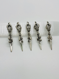 Buddhist Phurba Pendant,Phurba Necklace,Silver Phurba,Handcarved Phurba,Tibetan Vajra,Kila,Vajtakilaya Amulet,Buddhist Talisman